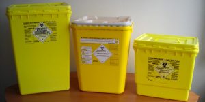 Fûts pour tri déchets à risques infectieux